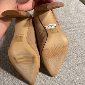 Aldo Deludith Nude Sock Booties